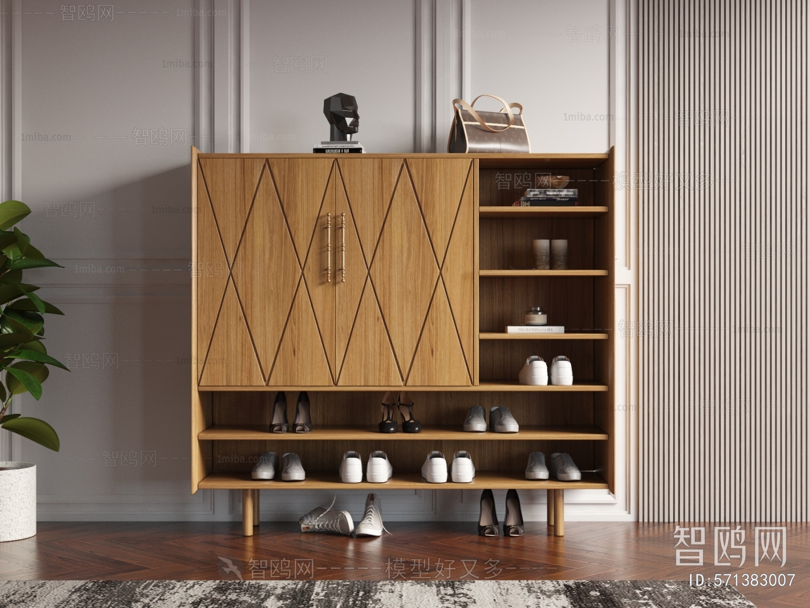 Nordic Style Shoe Cabinet