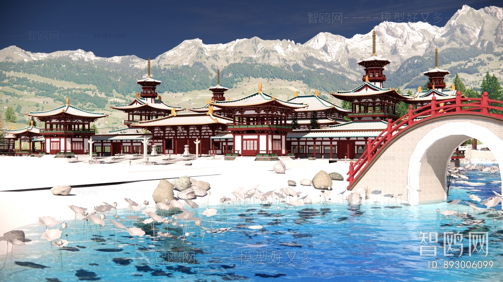 Chinese Style Ancient Architectural Buildings