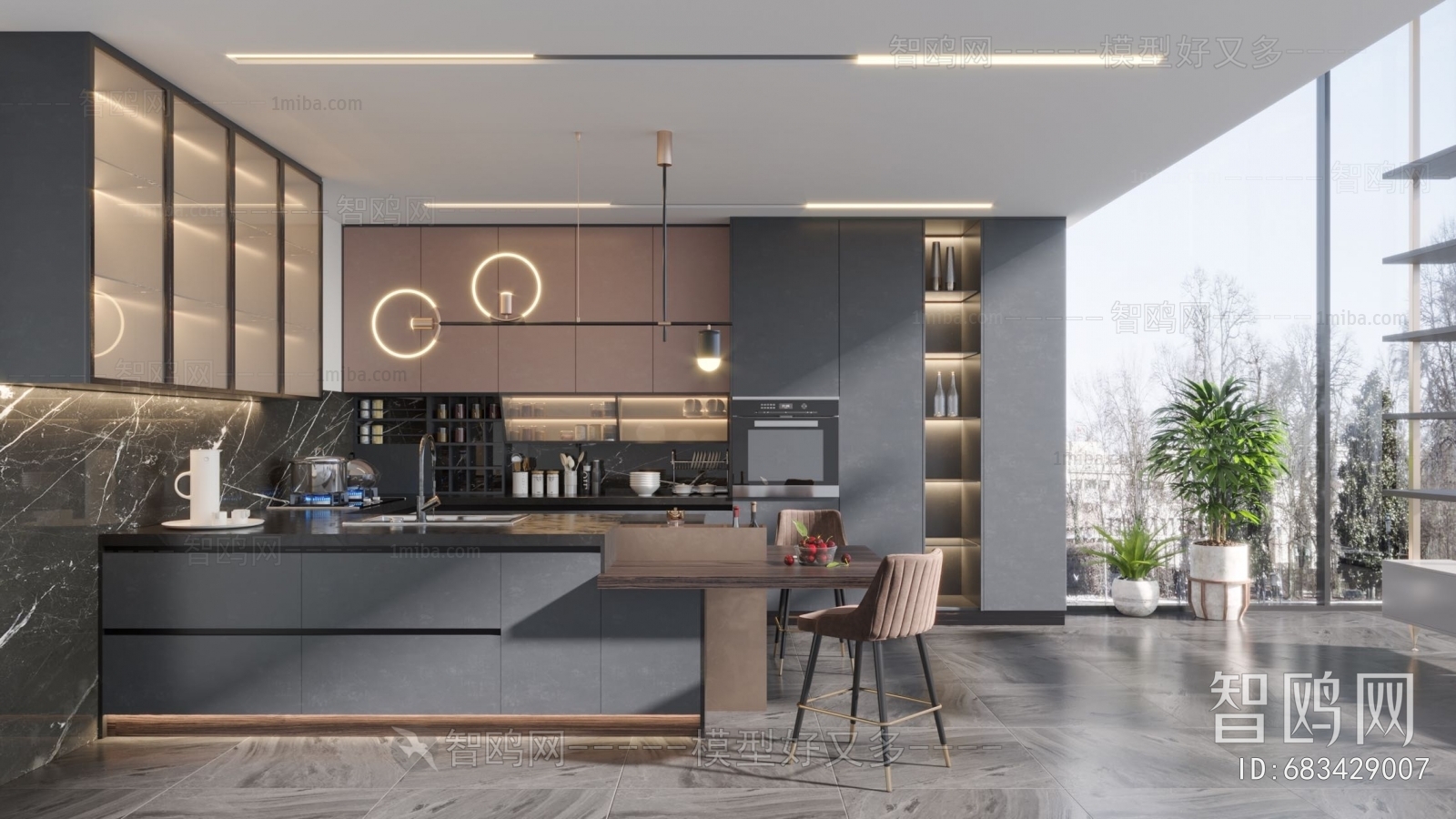 Modern Open Kitchen