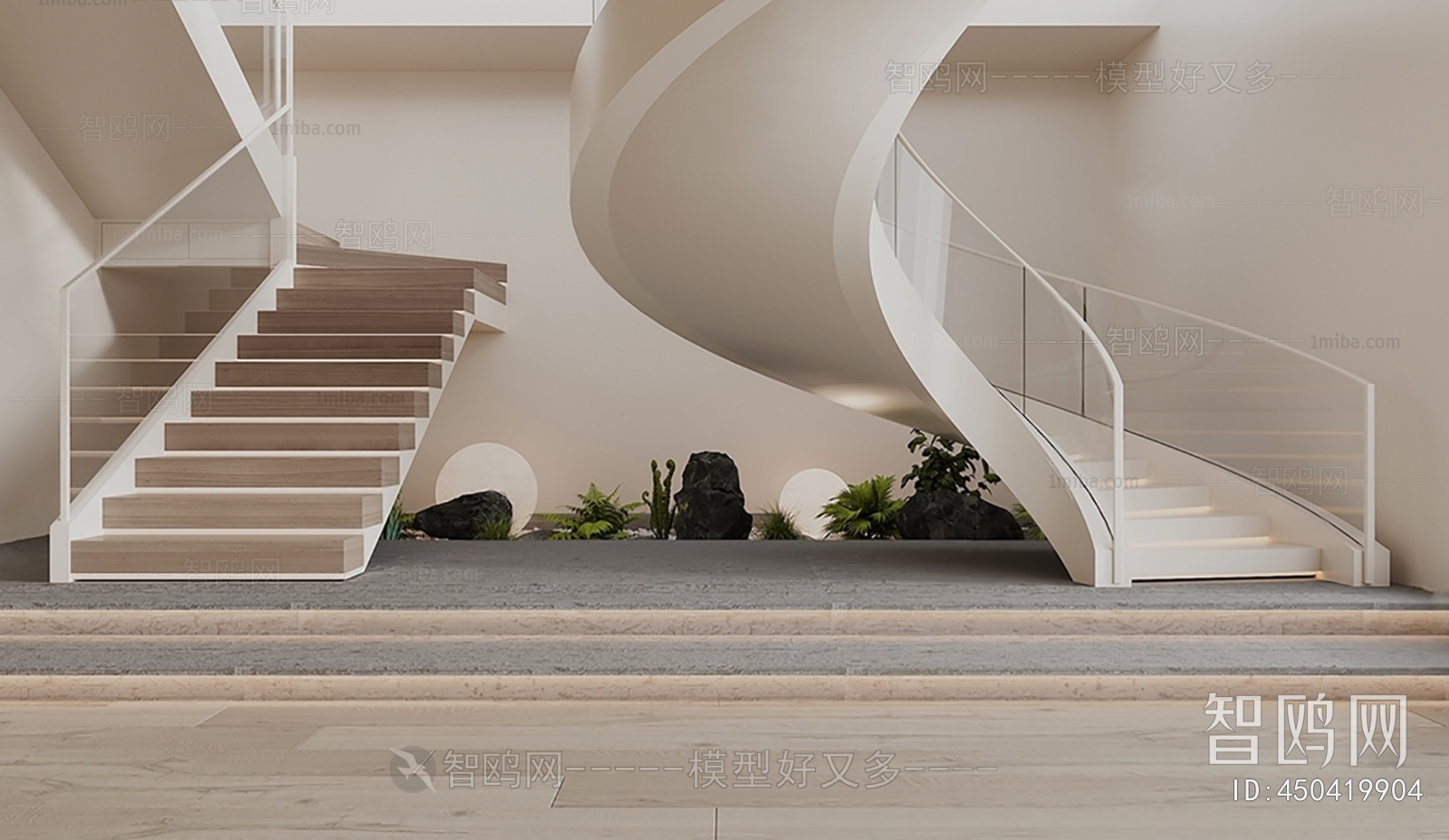 Modern Rotating Staircase