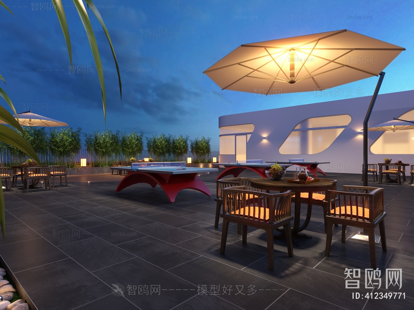 New Chinese Style Courtyard/landscape