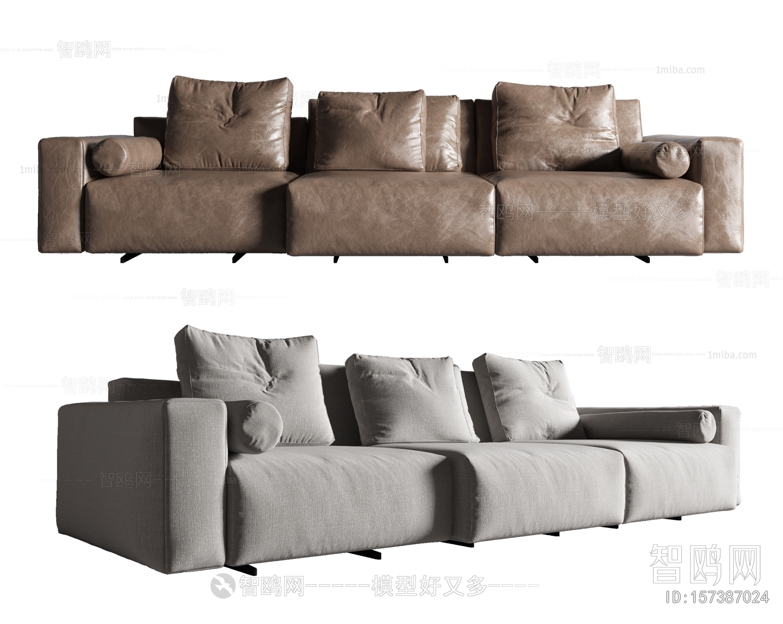 Modern Three-seat Sofa