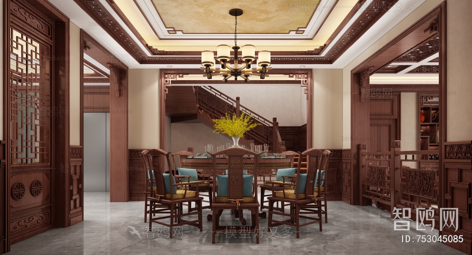 Chinese Style Dining Room