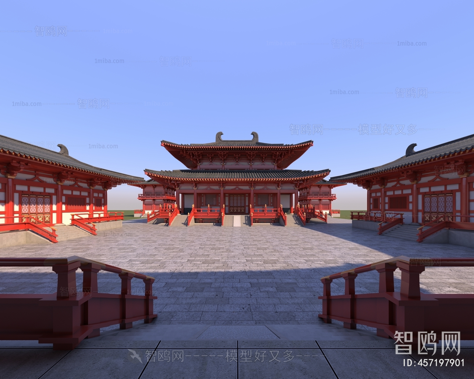 Chinese Style Ancient Architectural Buildings