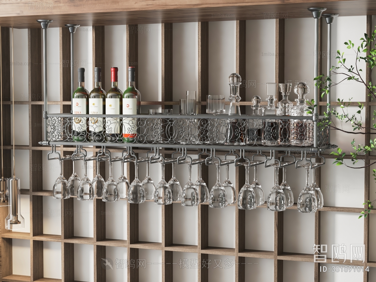 Simple European Style Wine Rack