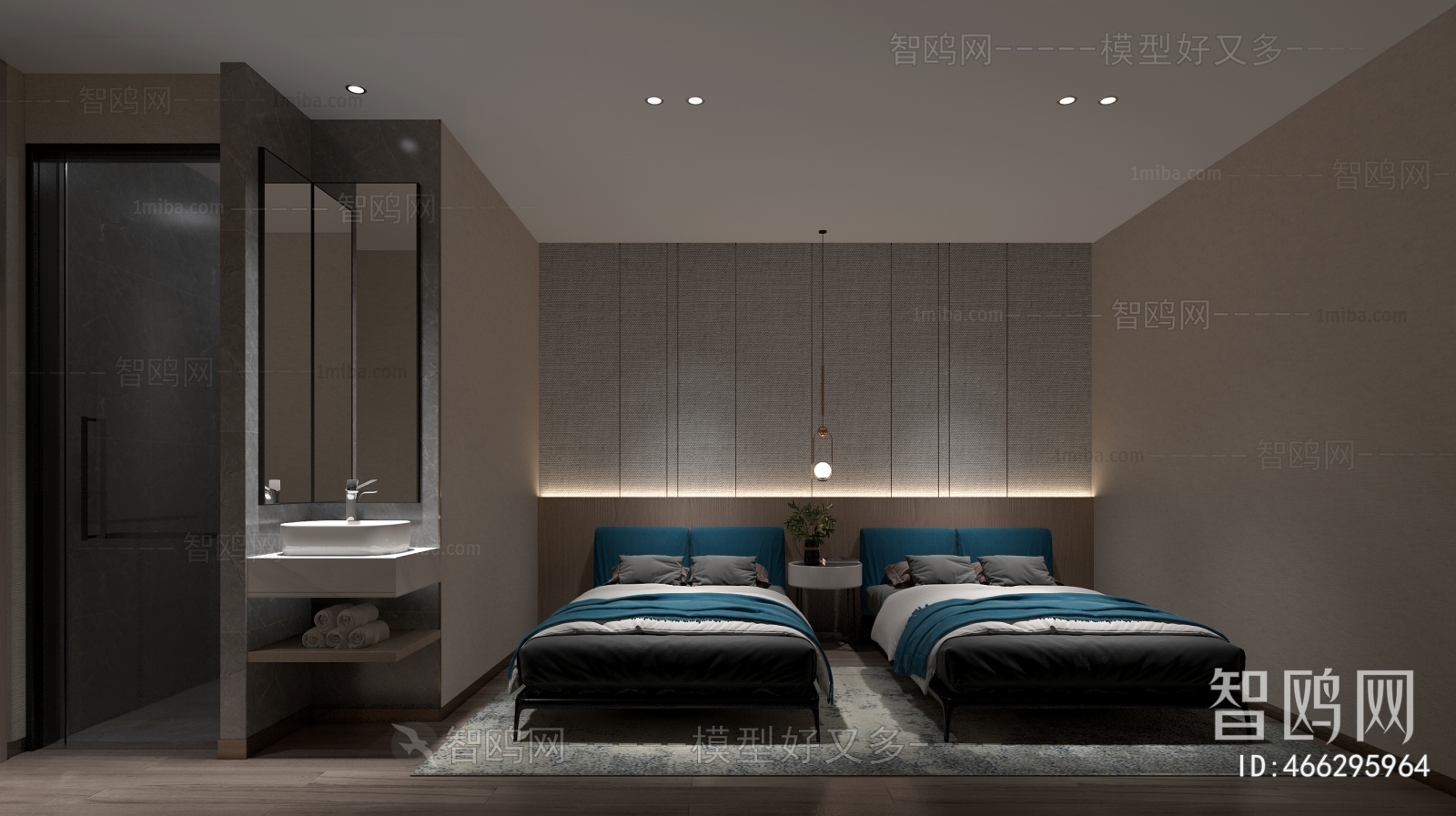 Modern Guest Room