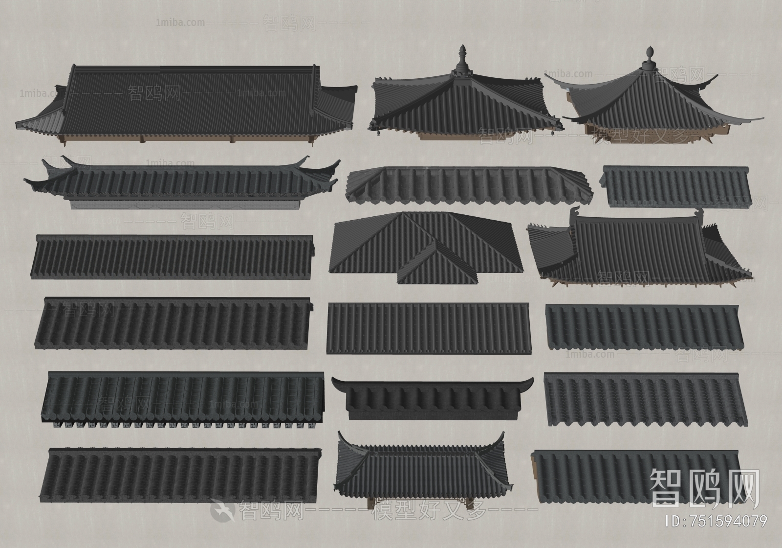 Chinese Style Building Component