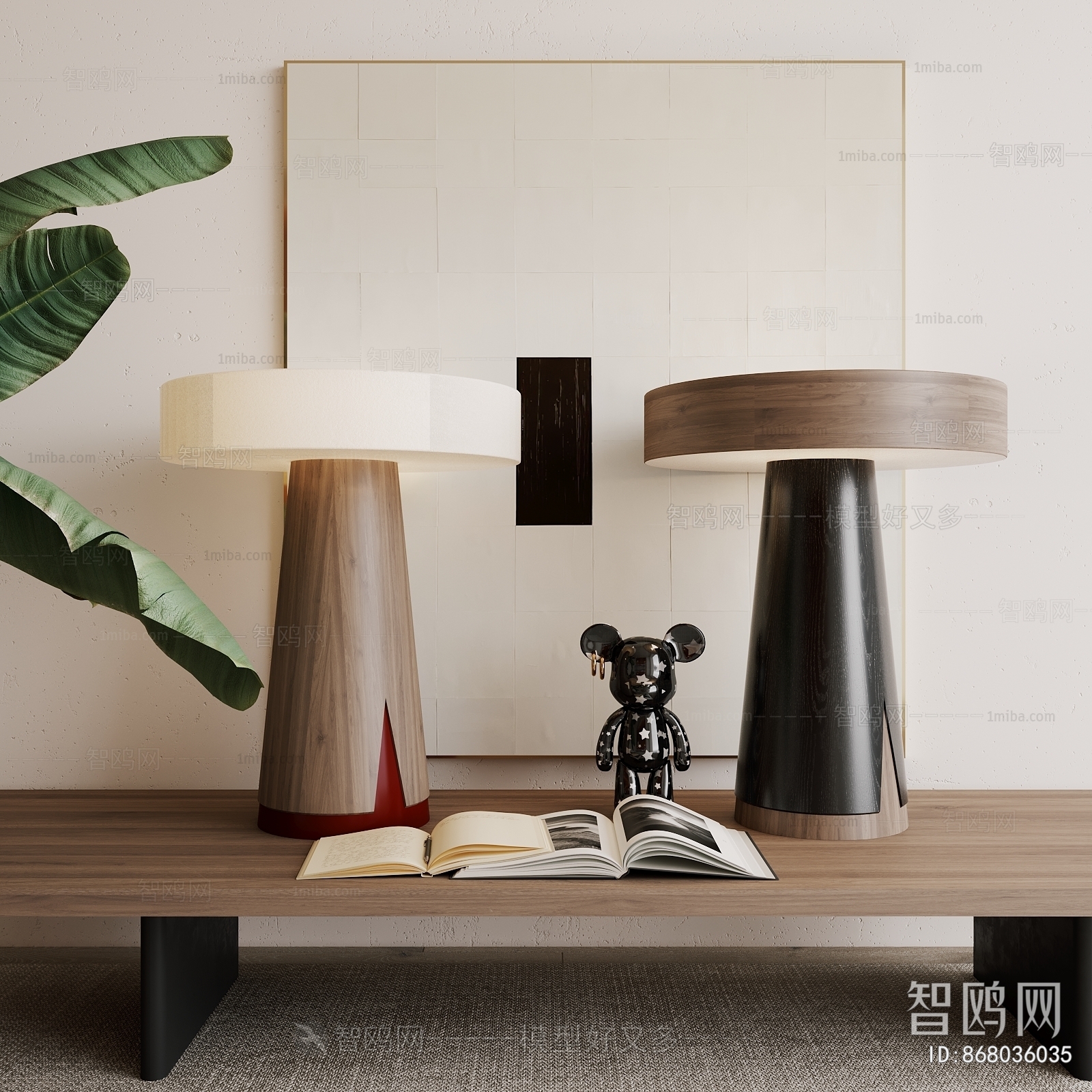 Wabi-sabi Style Table Lamp