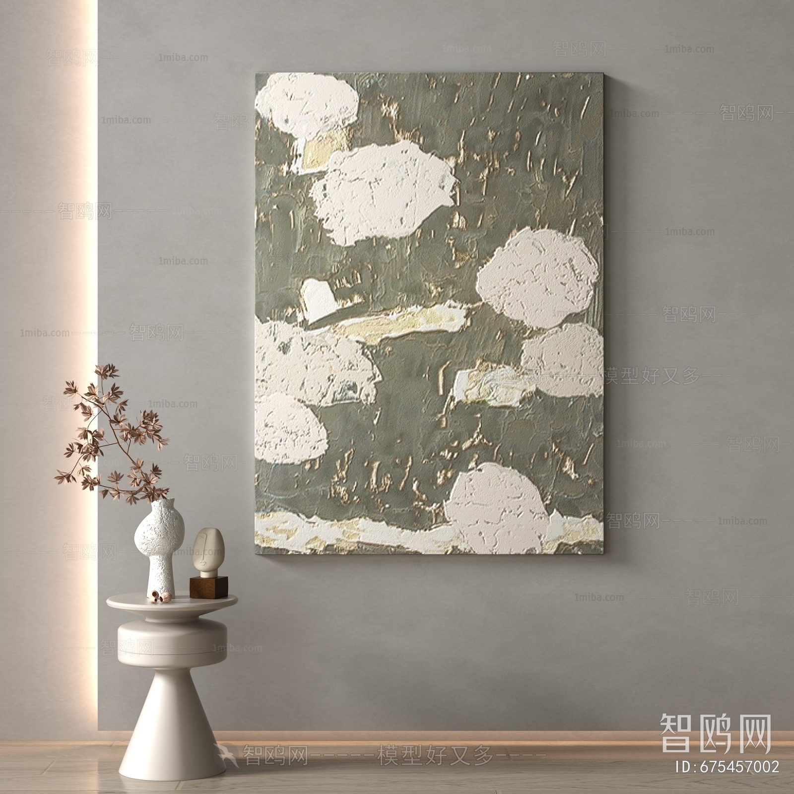 Modern Wabi-sabi Style Painting