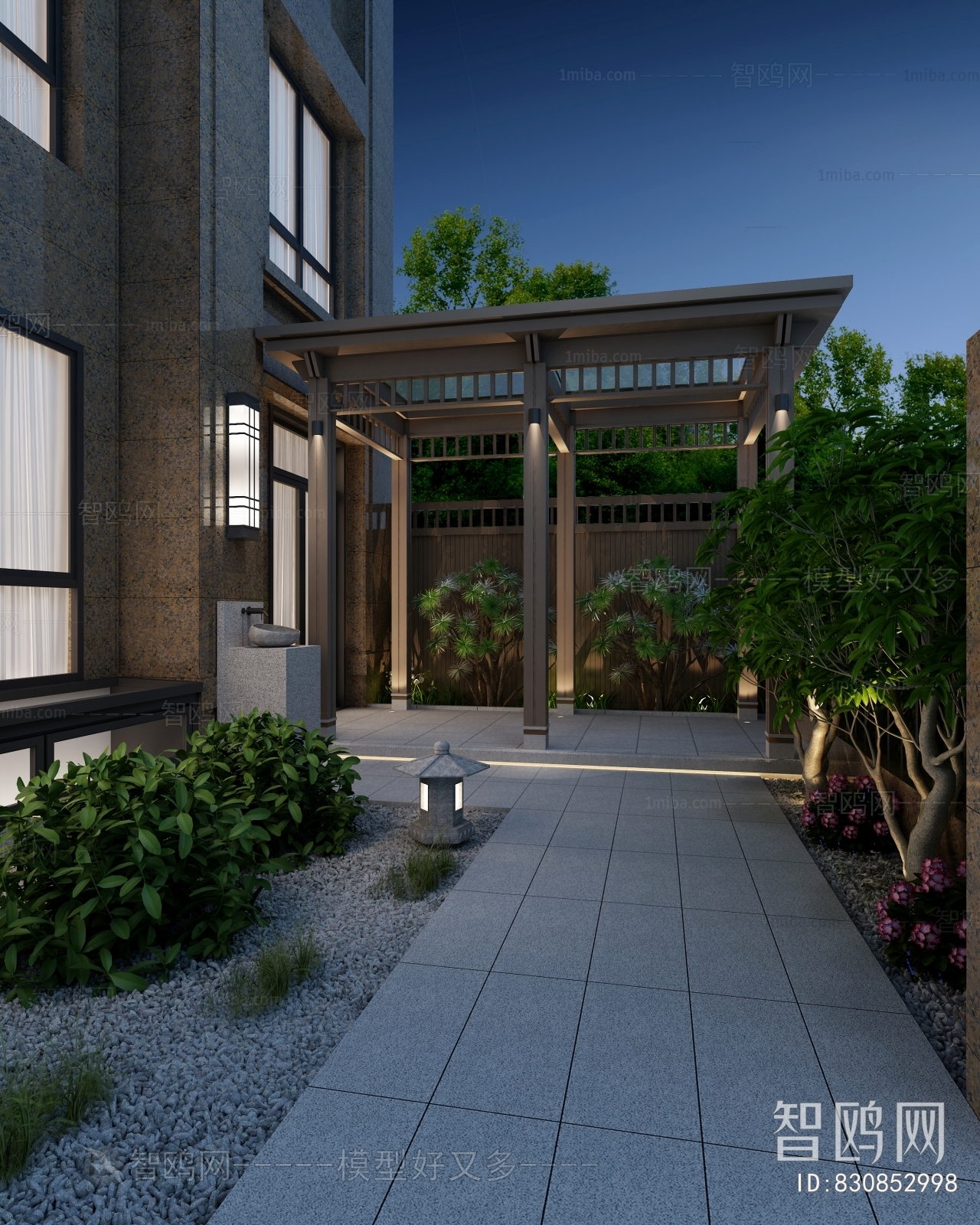 New Chinese Style Courtyard/landscape