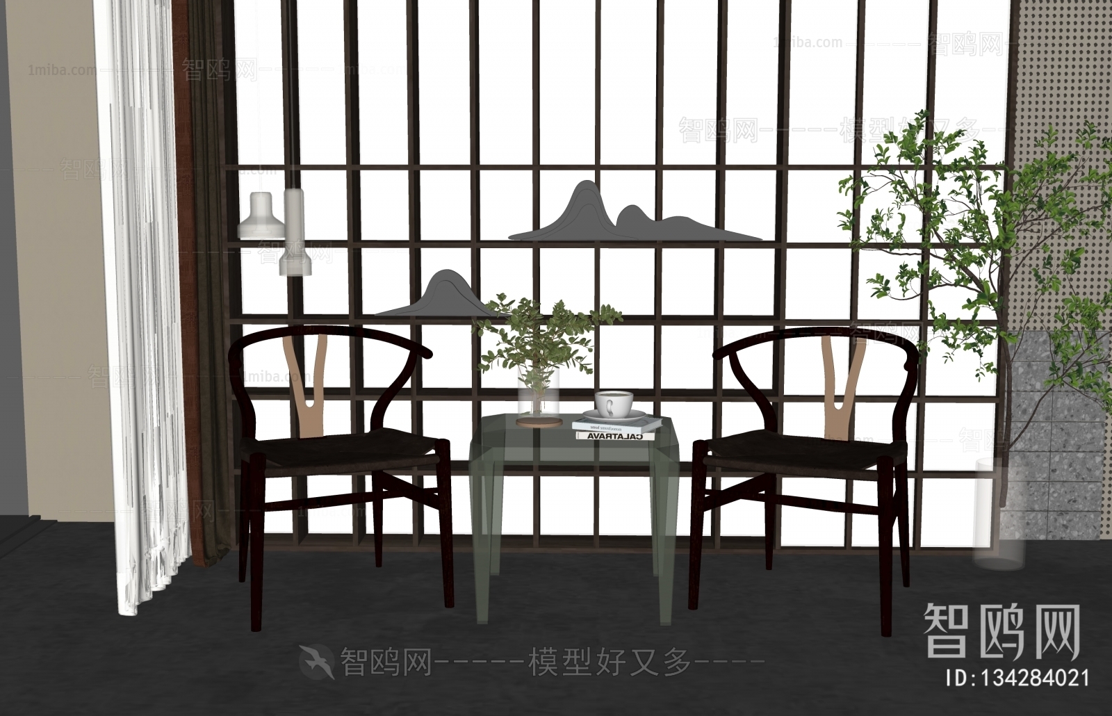 New Chinese Style Leisure Table And Chair