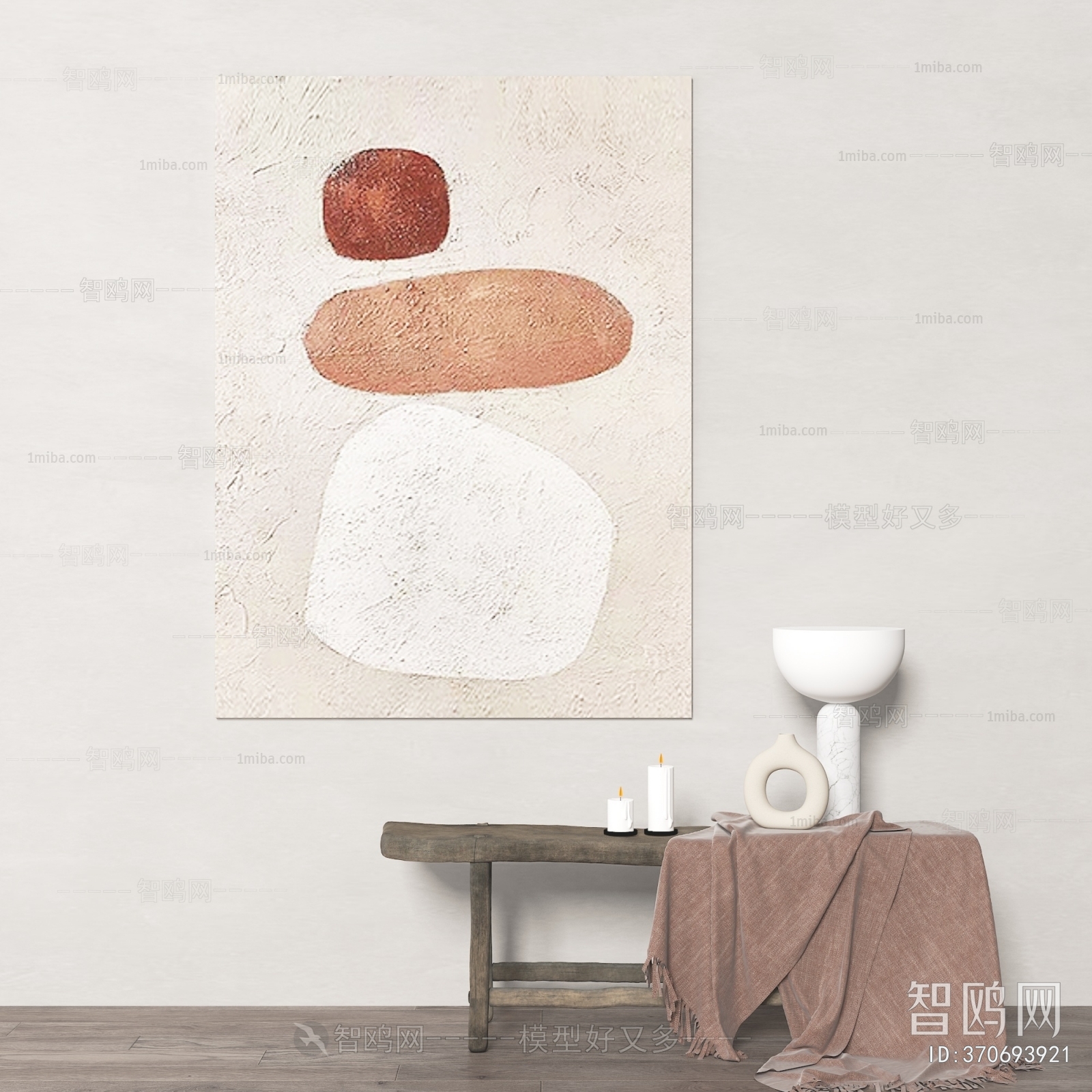 Modern Wabi-sabi Style Painting