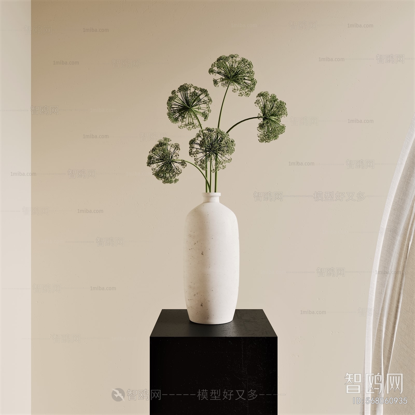 Modern New Chinese Style Wabi-sabi Style Flowers