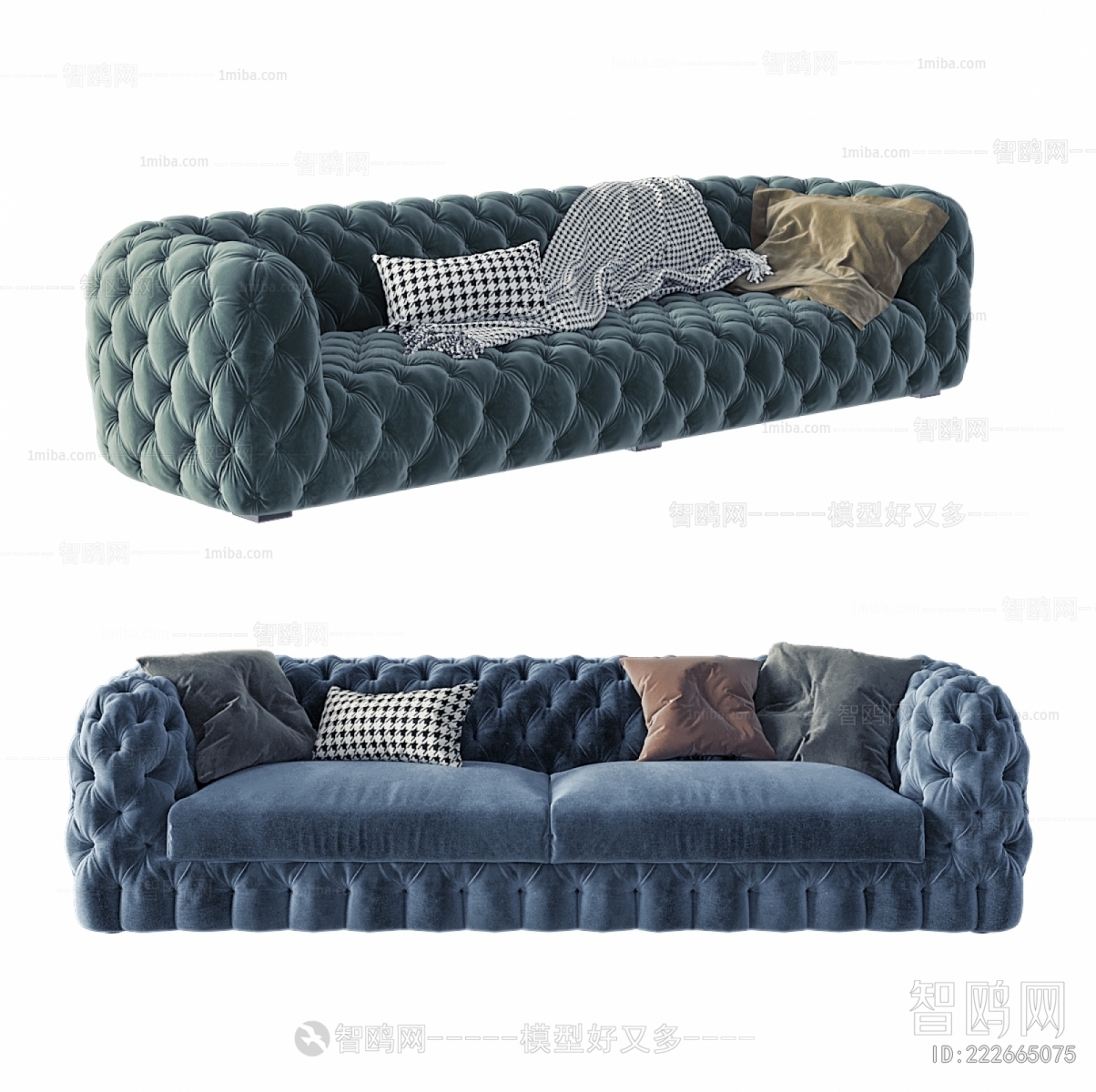 Simple European Style Multi Person Sofa
