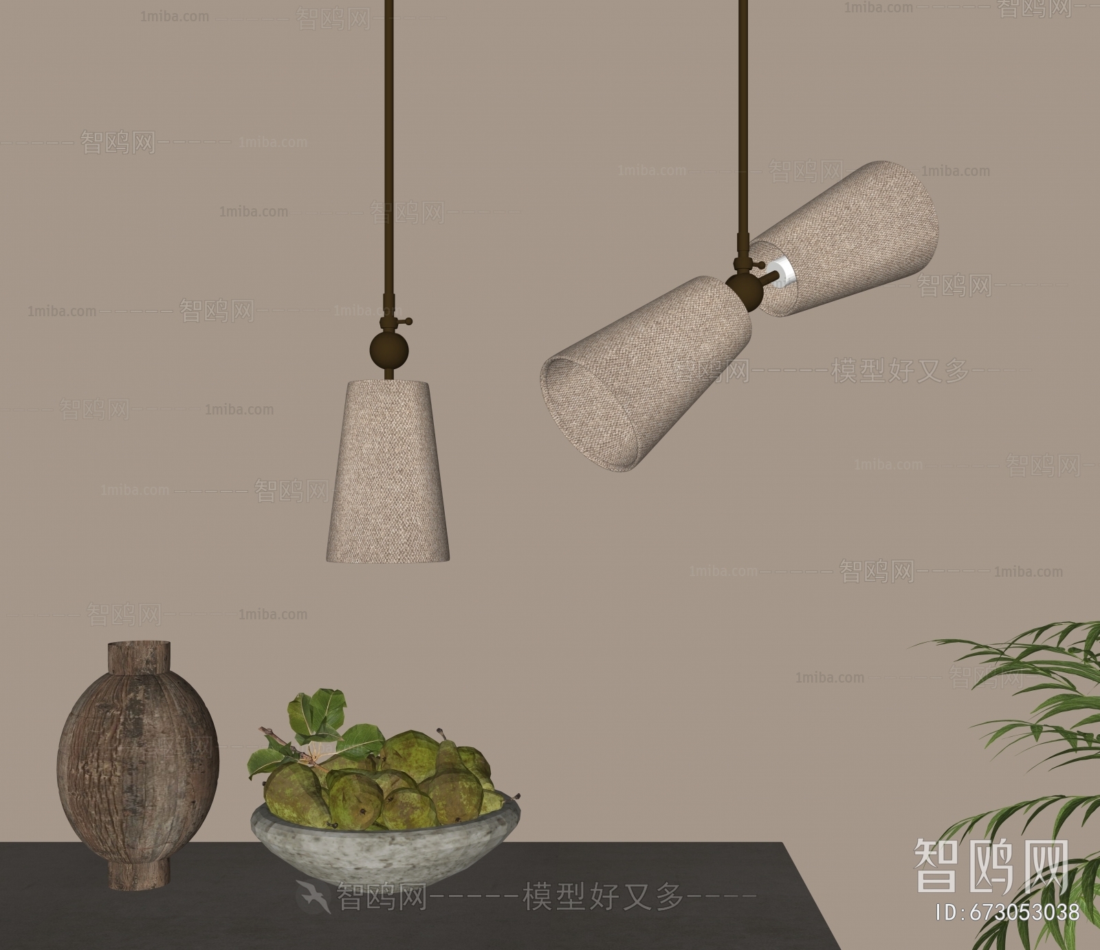 Wabi-sabi Style Droplight