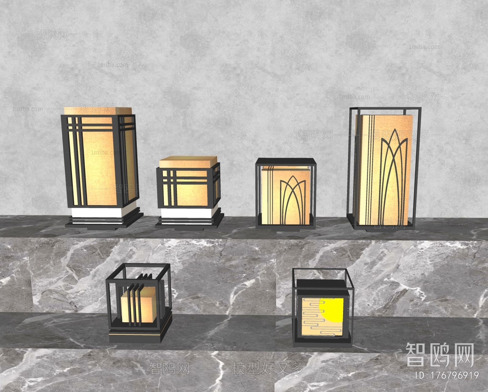 Modern New Chinese Style Outdoor Light
