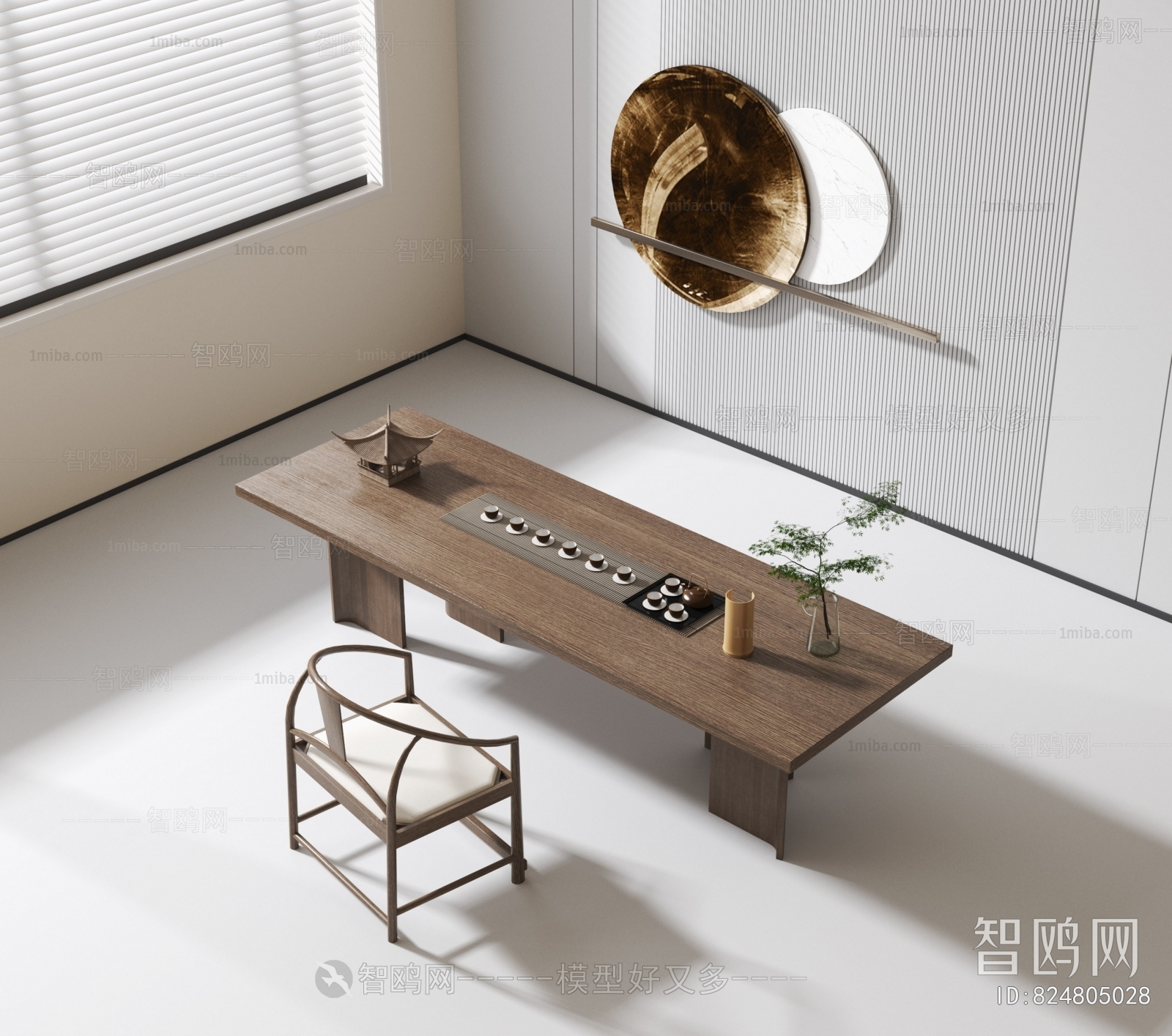 Modern New Chinese Style Tea Tables And Chairs