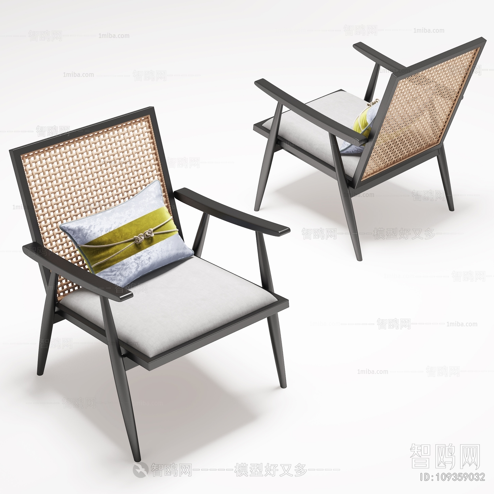 新中式休闲椅