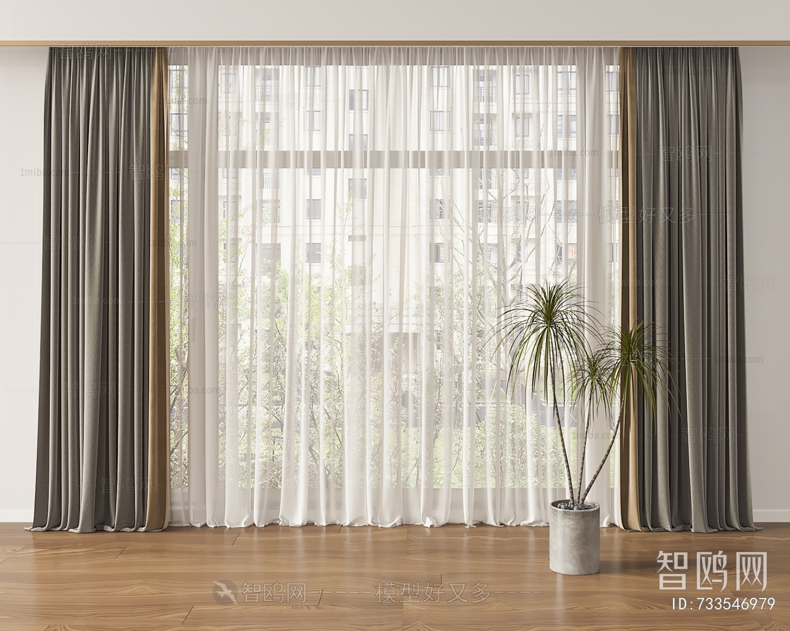 Modern The Curtain