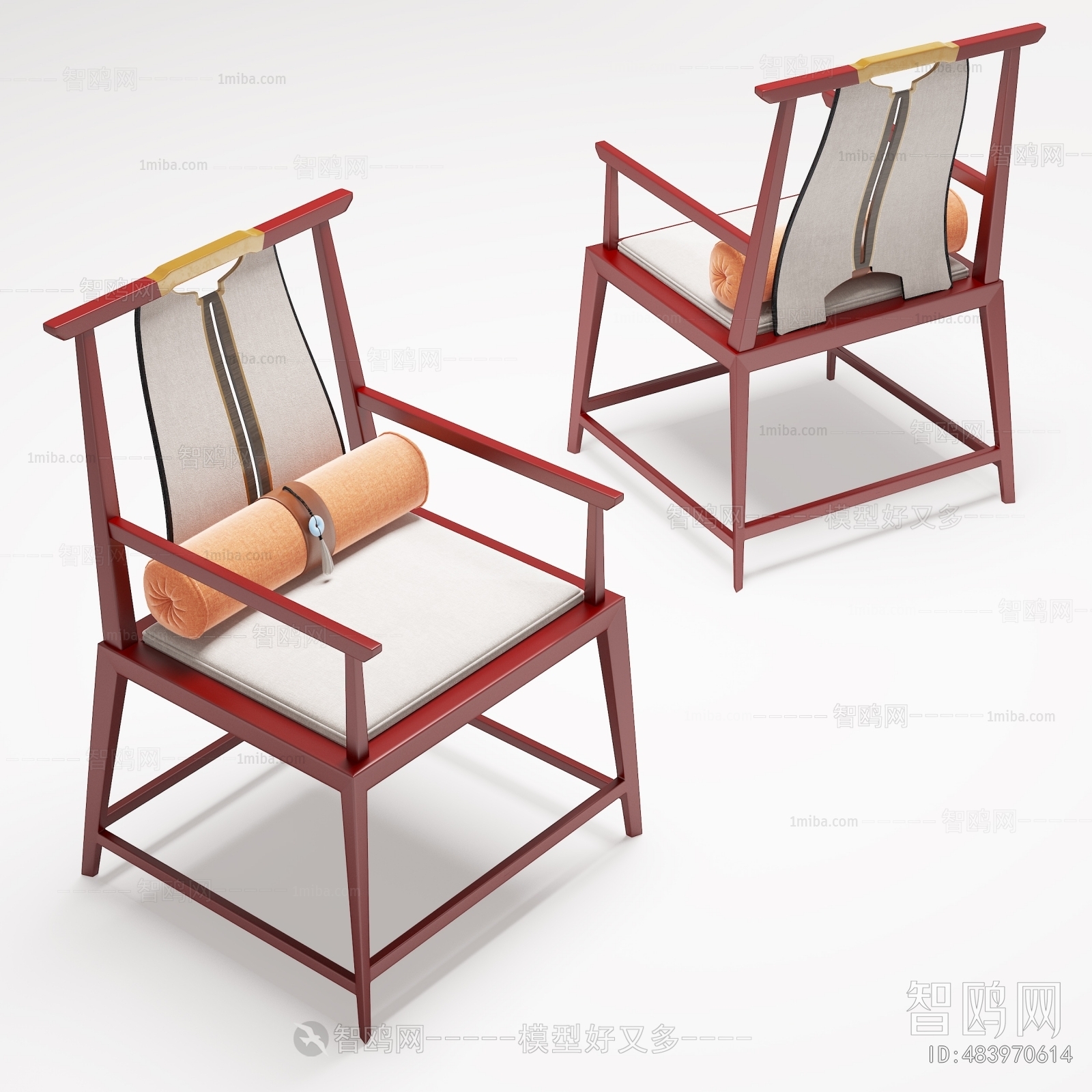 New Chinese Style Lounge Chair