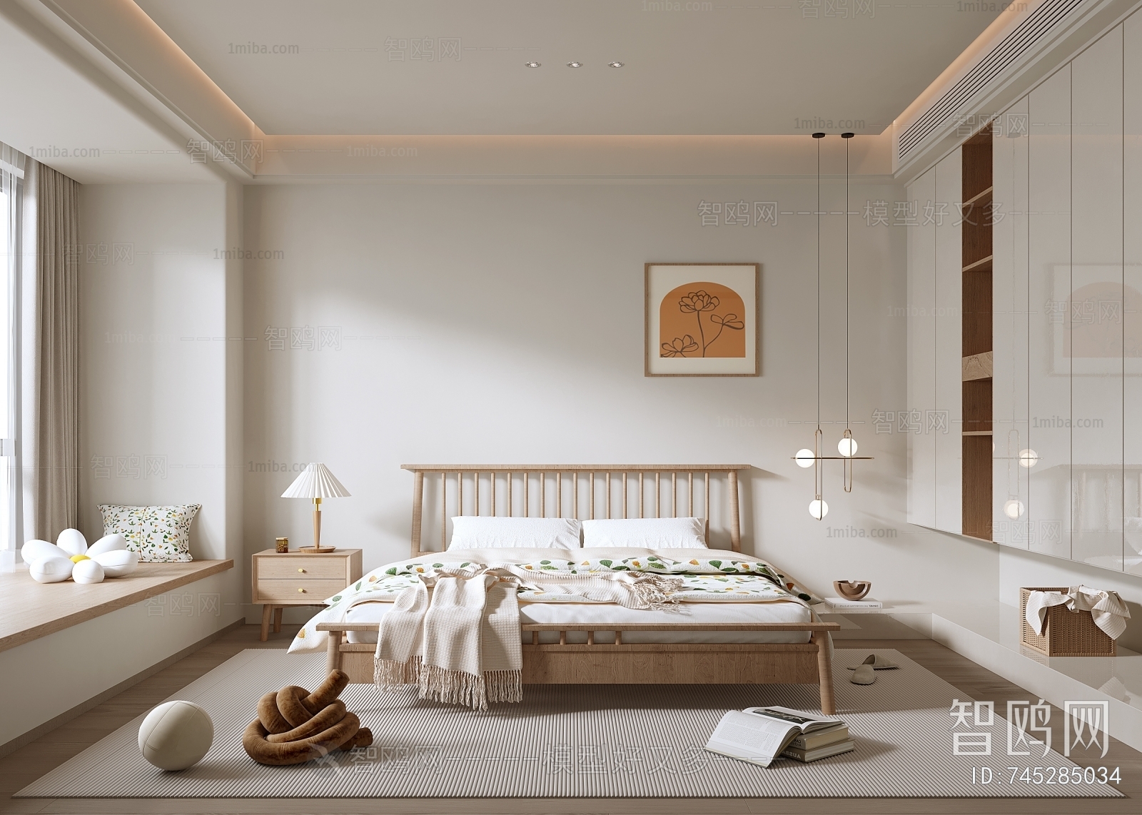 Modern Nordic Style Bedroom