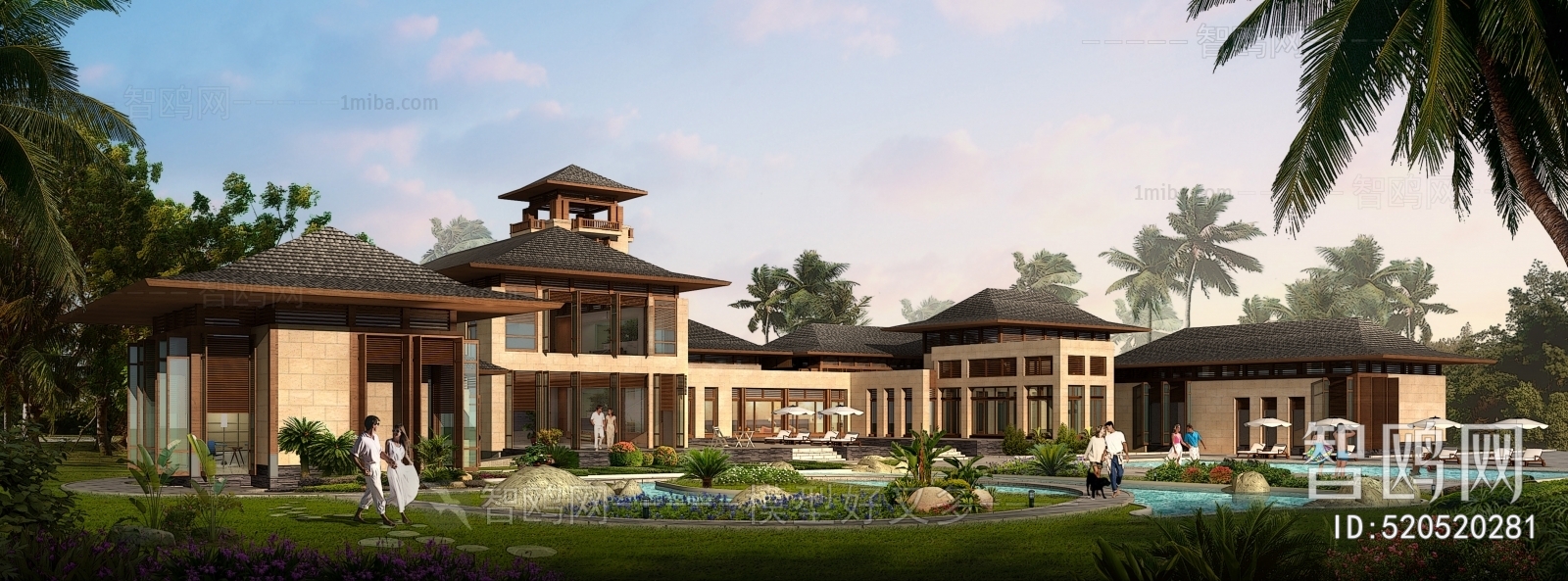 Southeast Asian Style Villa Appearance