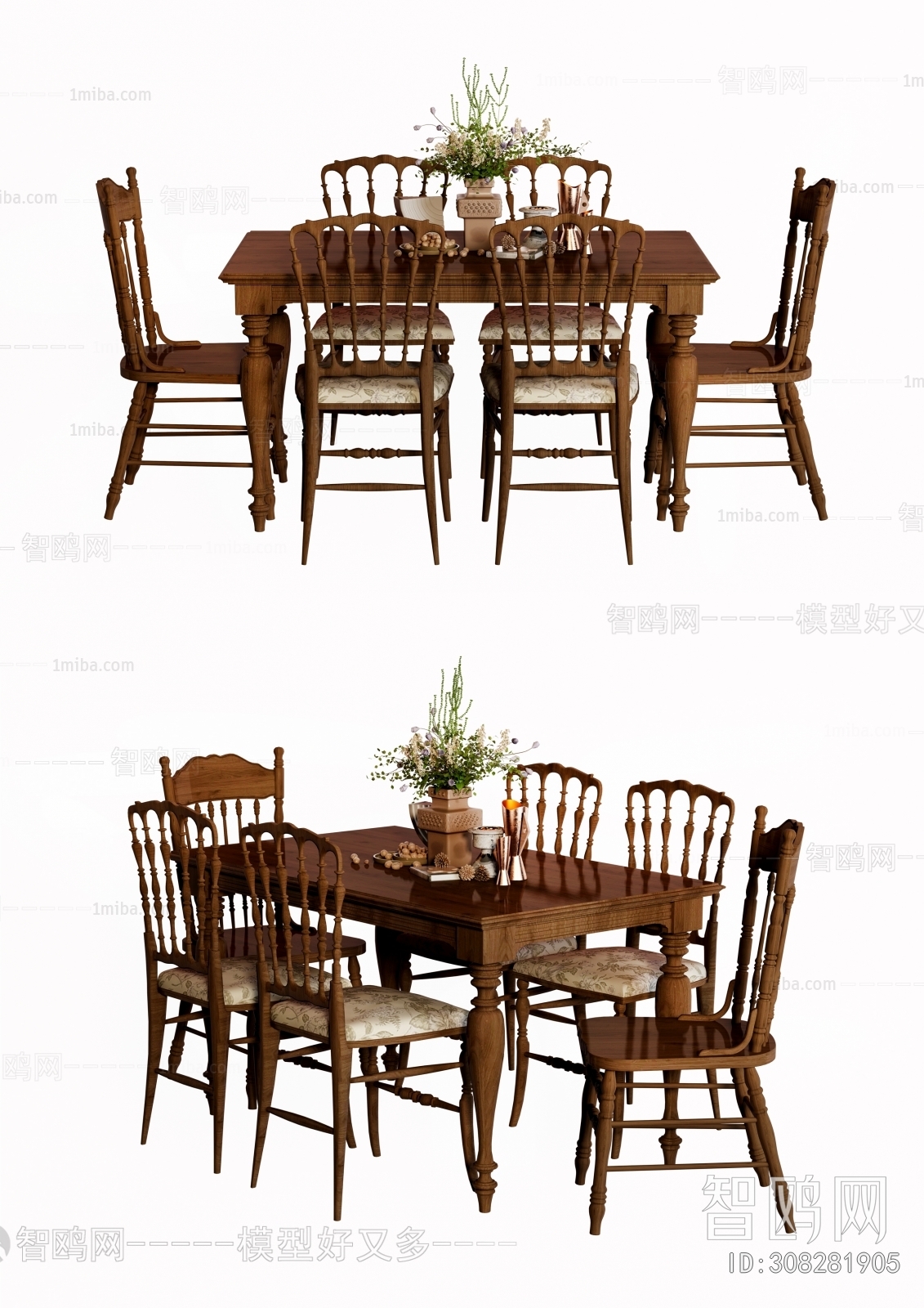 法式餐桌椅