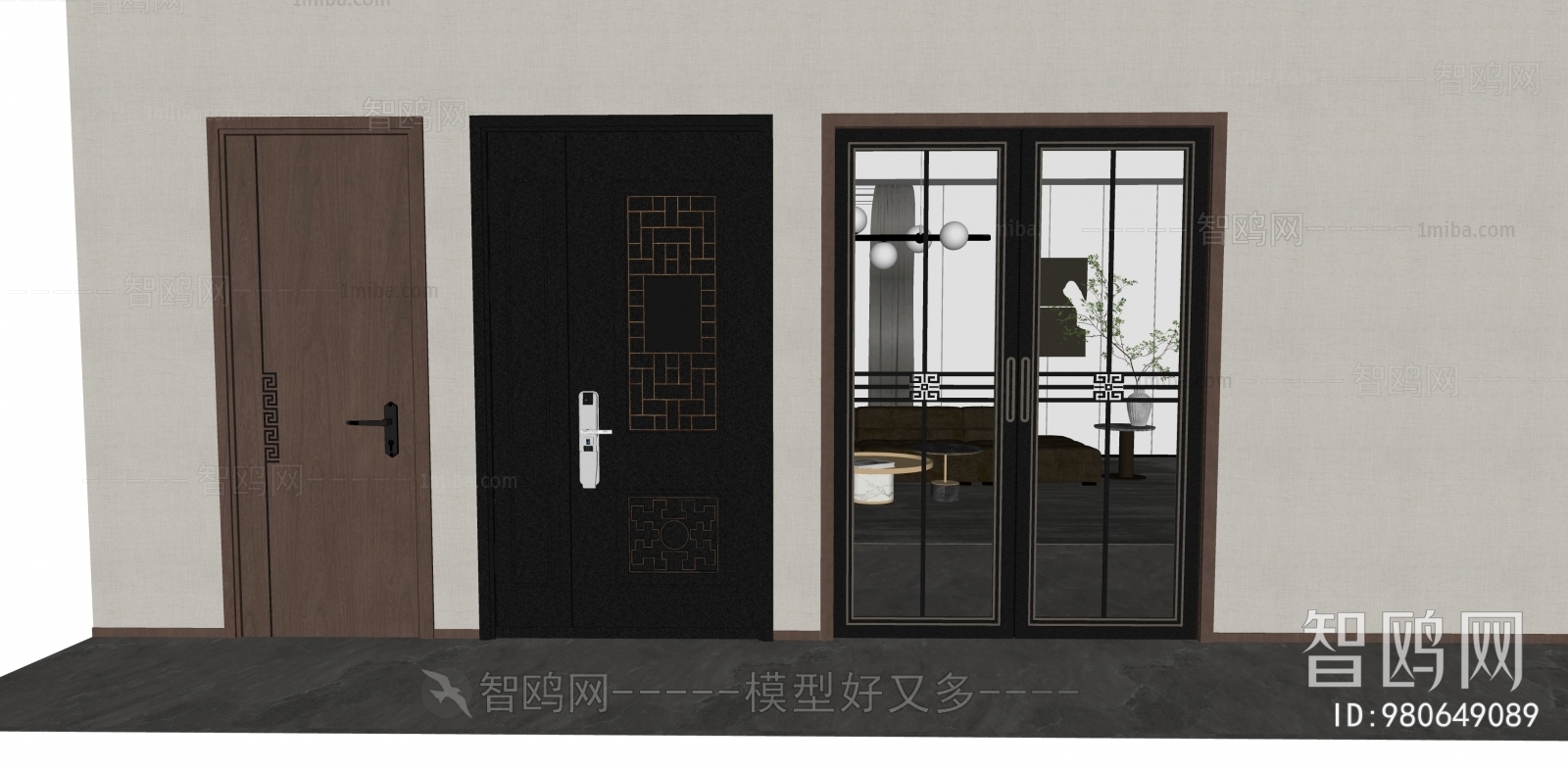 New Chinese Style Door