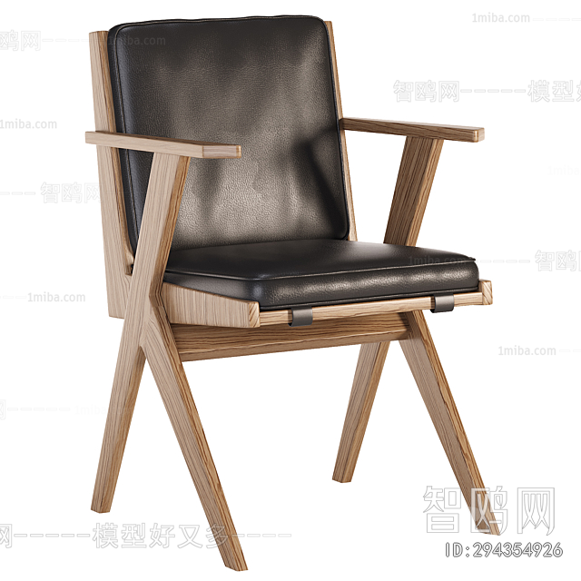 Modern Wabi-sabi Style Lounge Chair