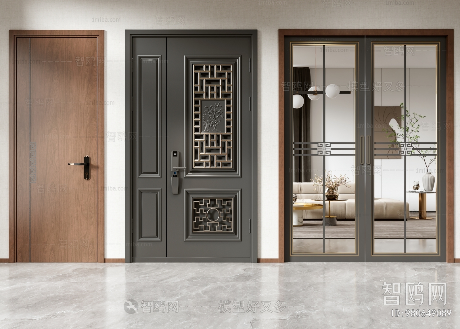 New Chinese Style Door