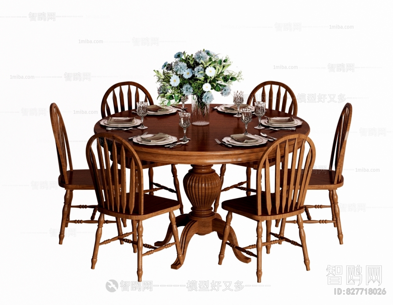 American Style Dining Table And Chairs