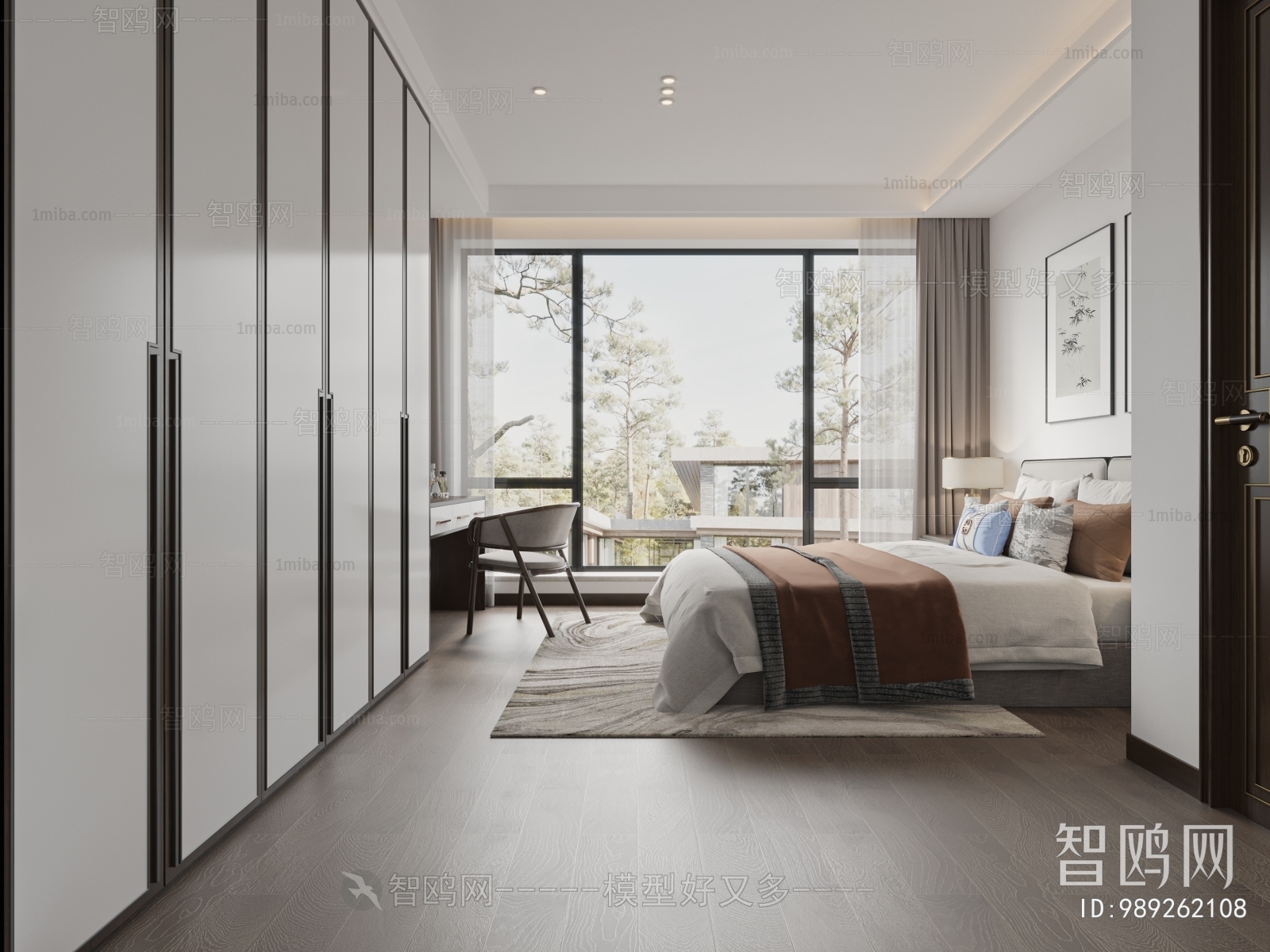 New Chinese Style Bedroom