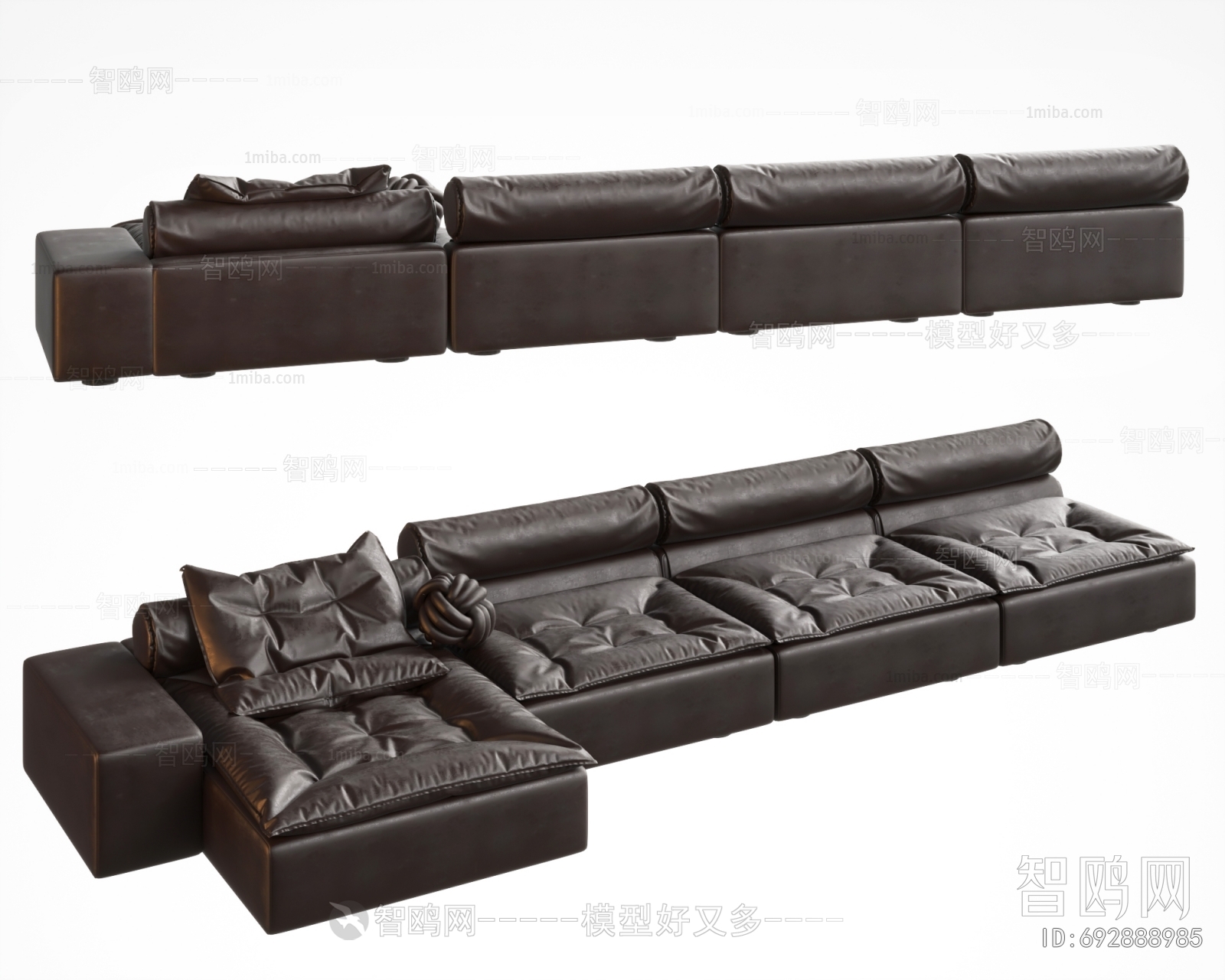 Modern Multi Person Sofa