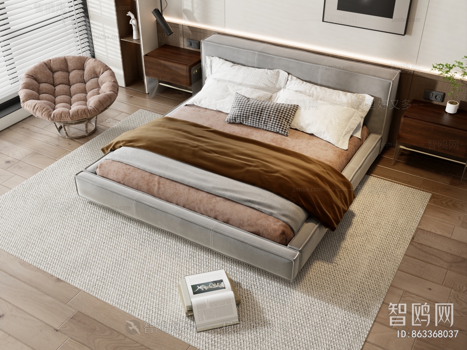 Modern Double Bed