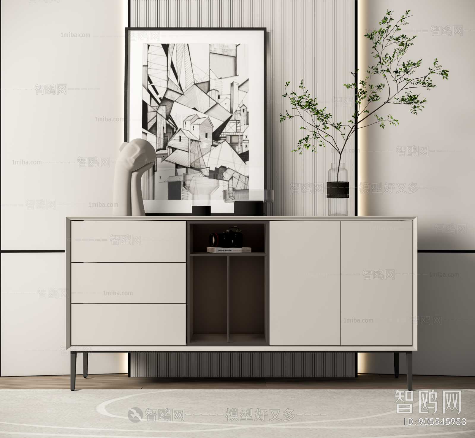 Modern Side Cabinet/Entrance Cabinet