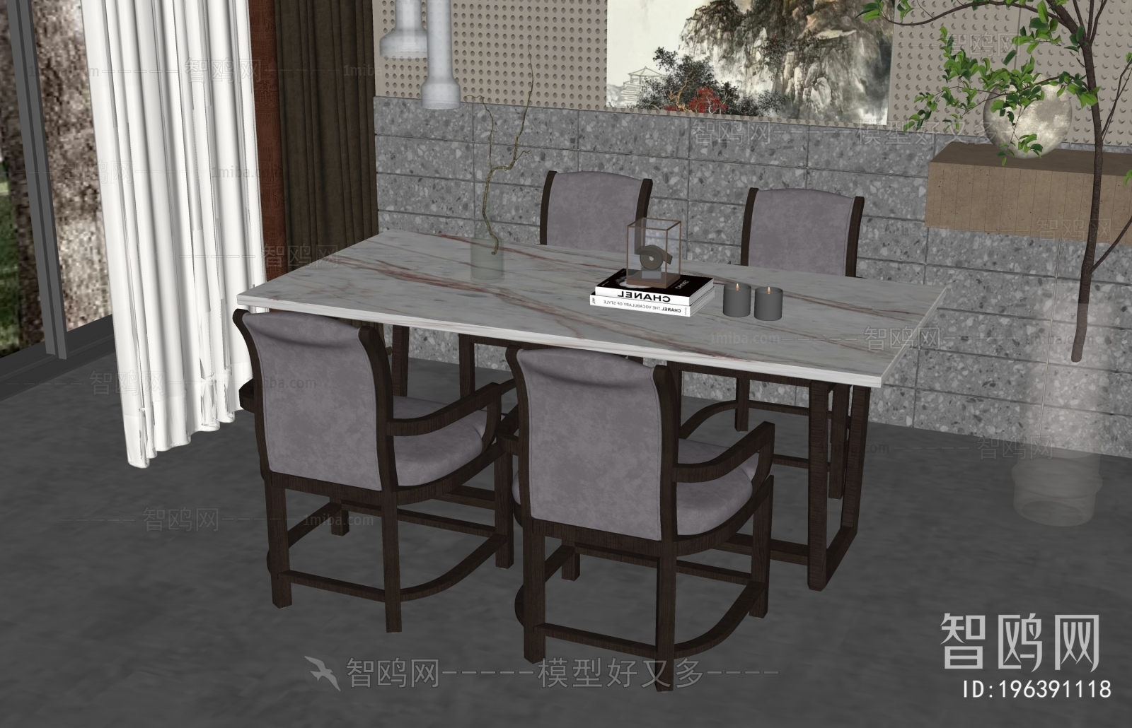 New Chinese Style Dining Table And Chairs