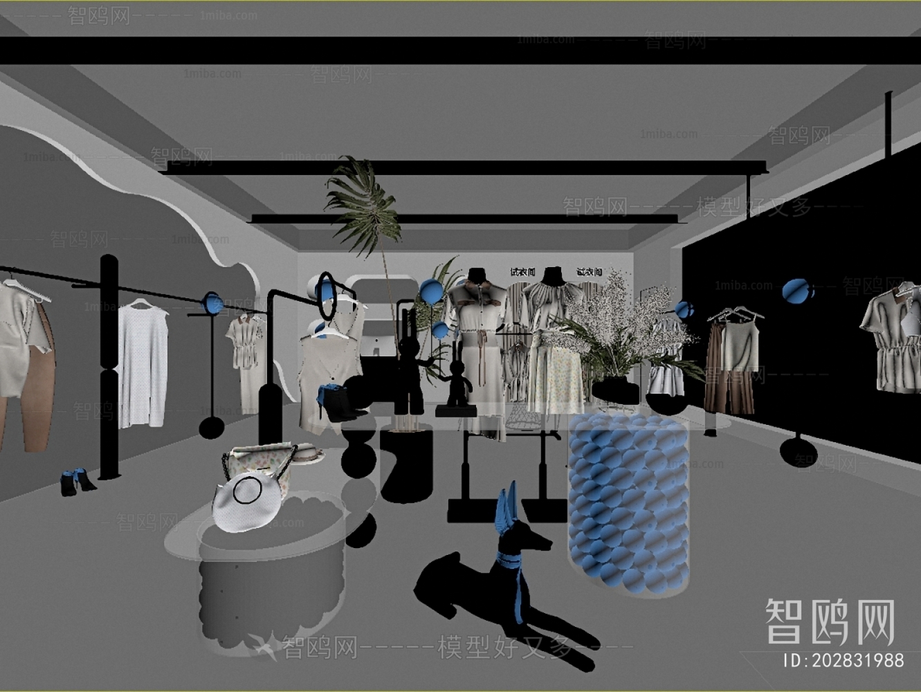 Industrial Style Clothing Store