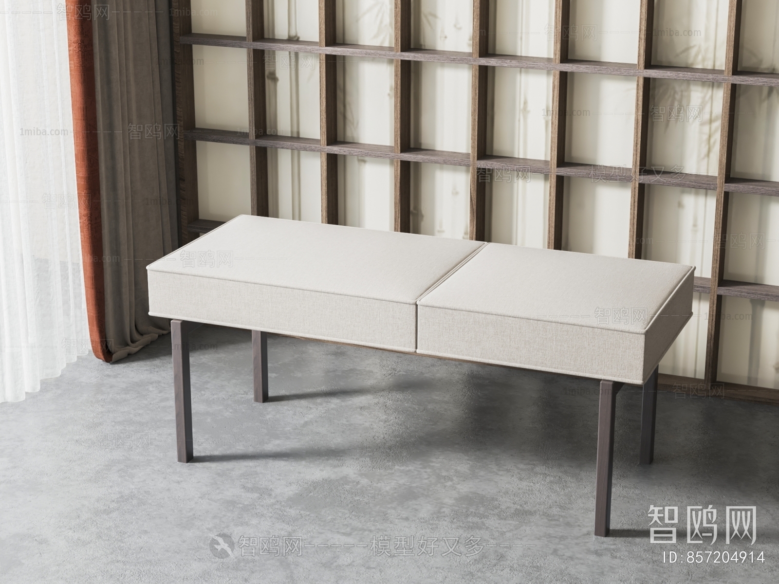 New Chinese Style Bench