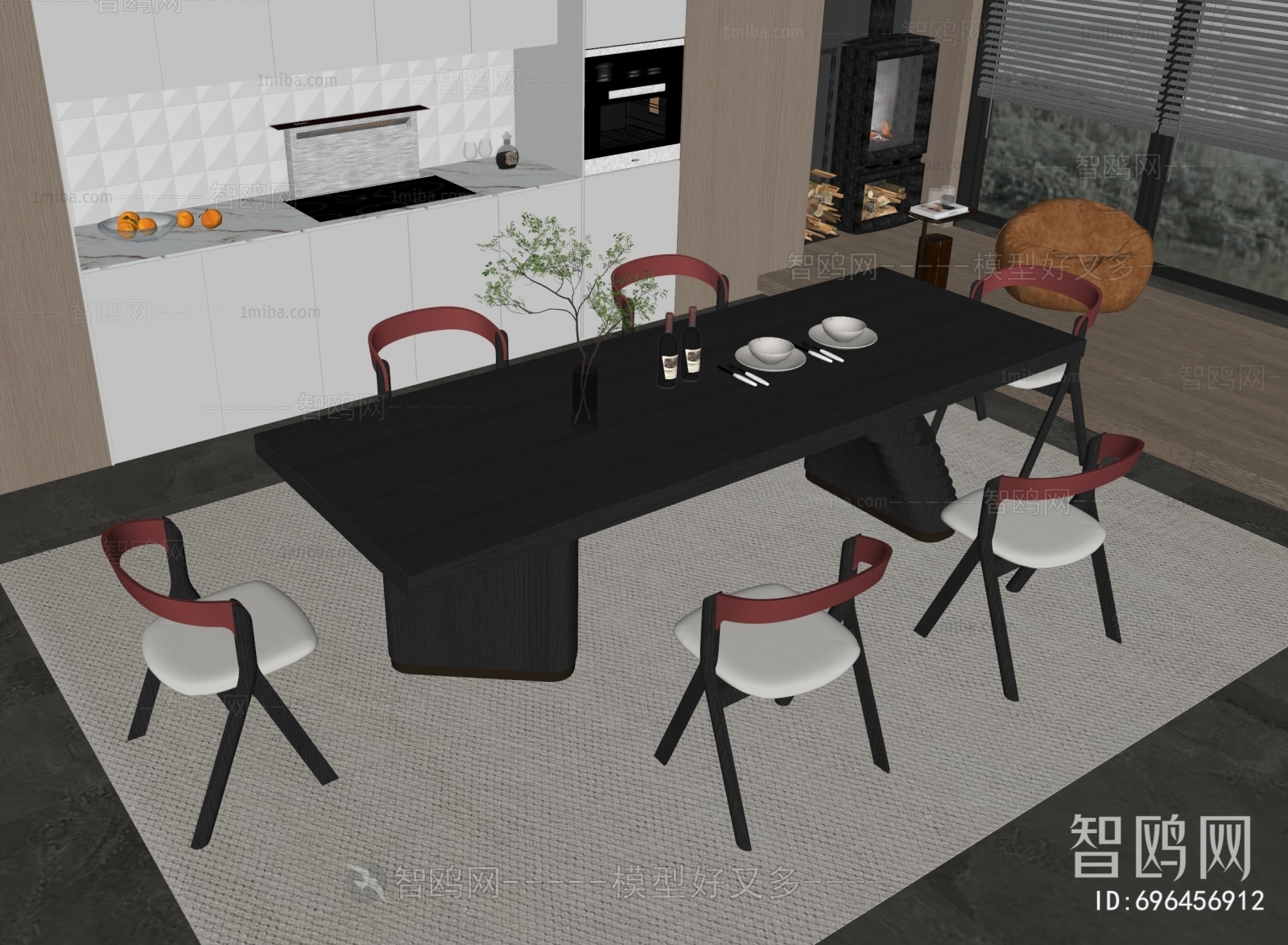 Modern Dining Table And Chairs