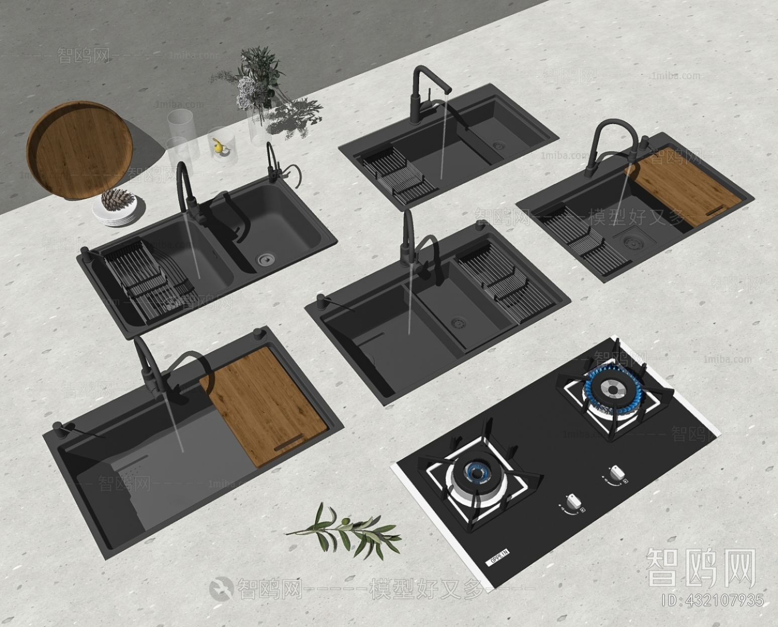 Modern Sink sketchup Model Download - Model ID.432107935 | 1miba