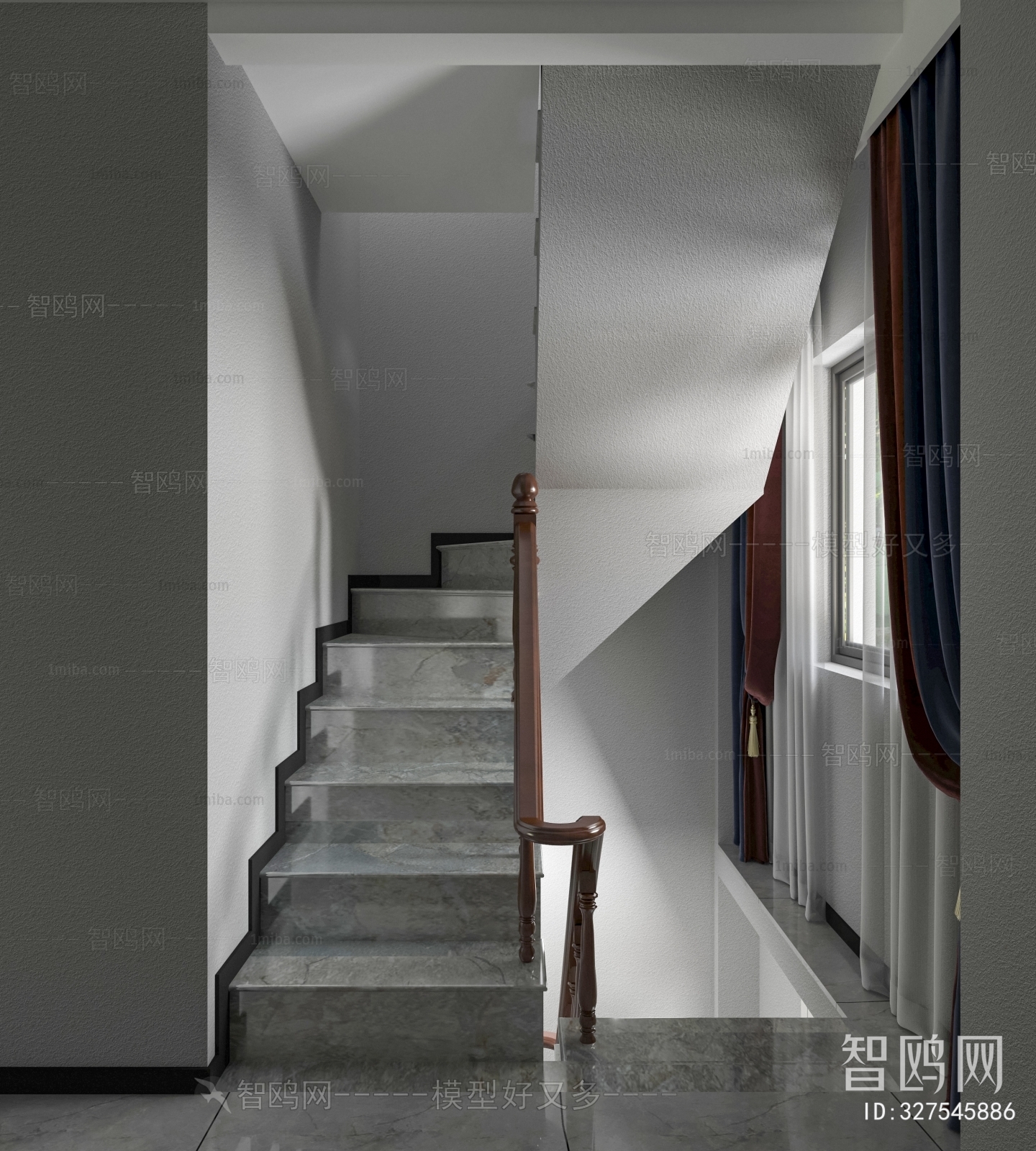 New Chinese Style Stairwell