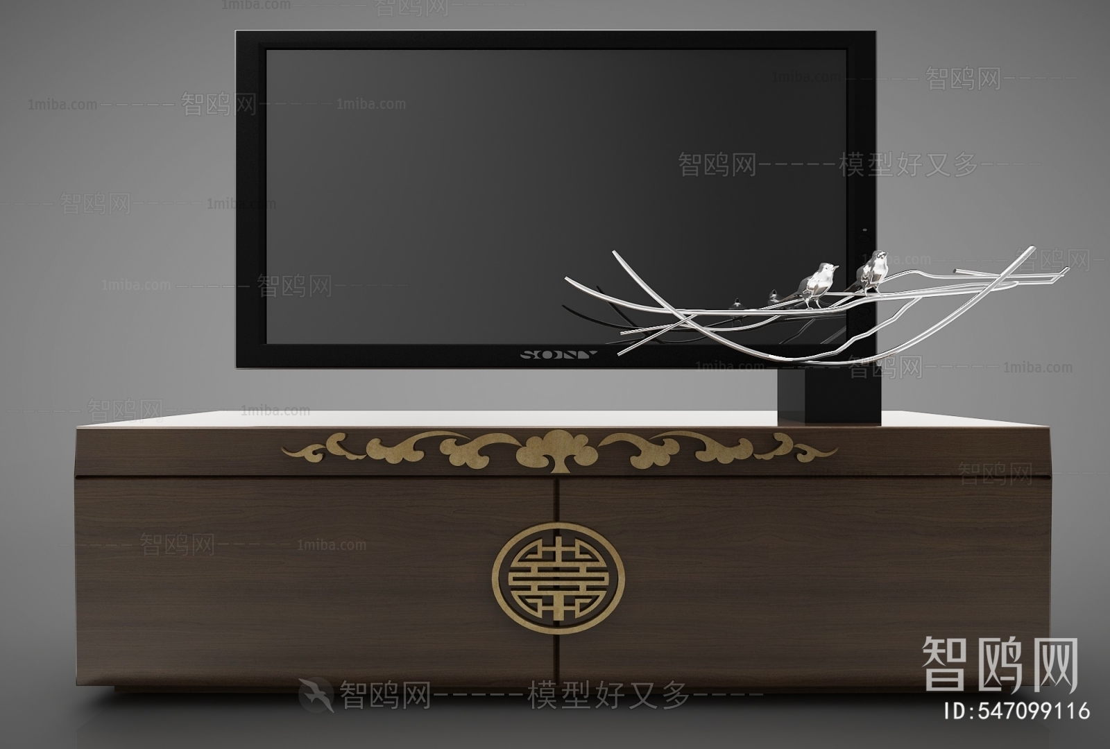 New Chinese Style TV Cabinet