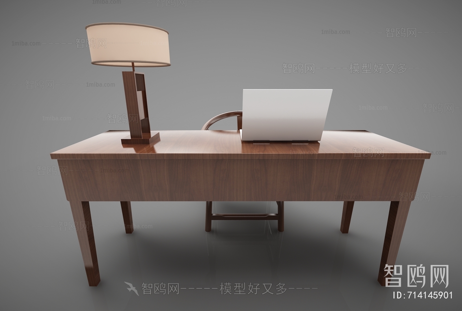 New Chinese Style Computer Desk And Chair