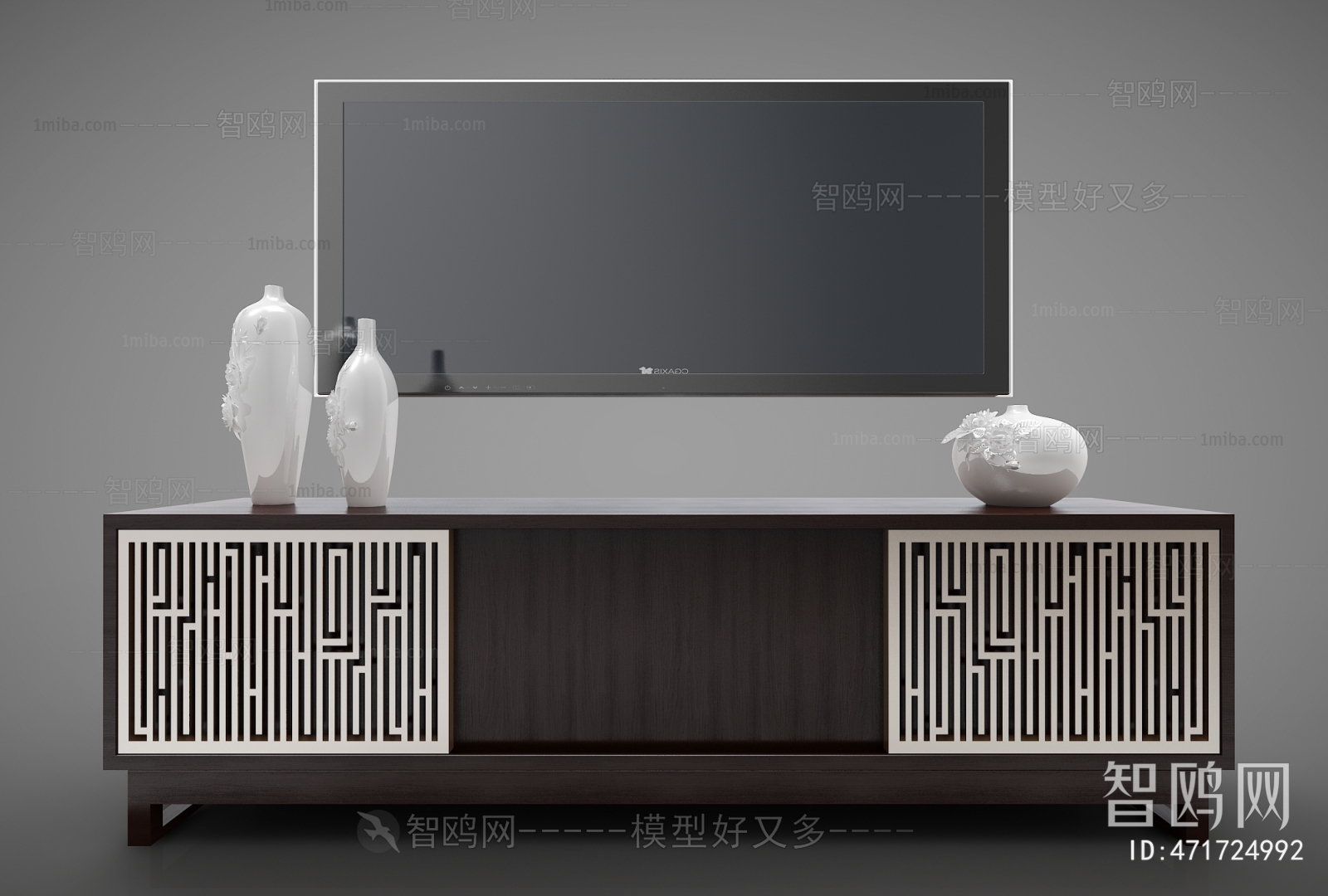 New Chinese Style TV Cabinet