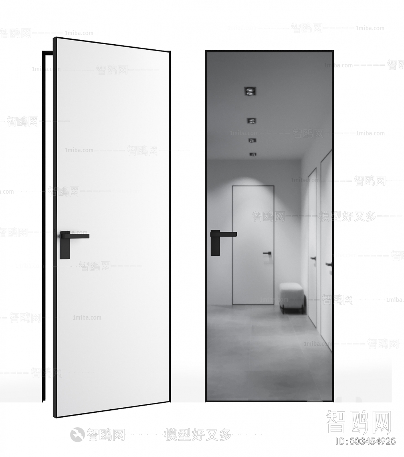 Modern Single Door