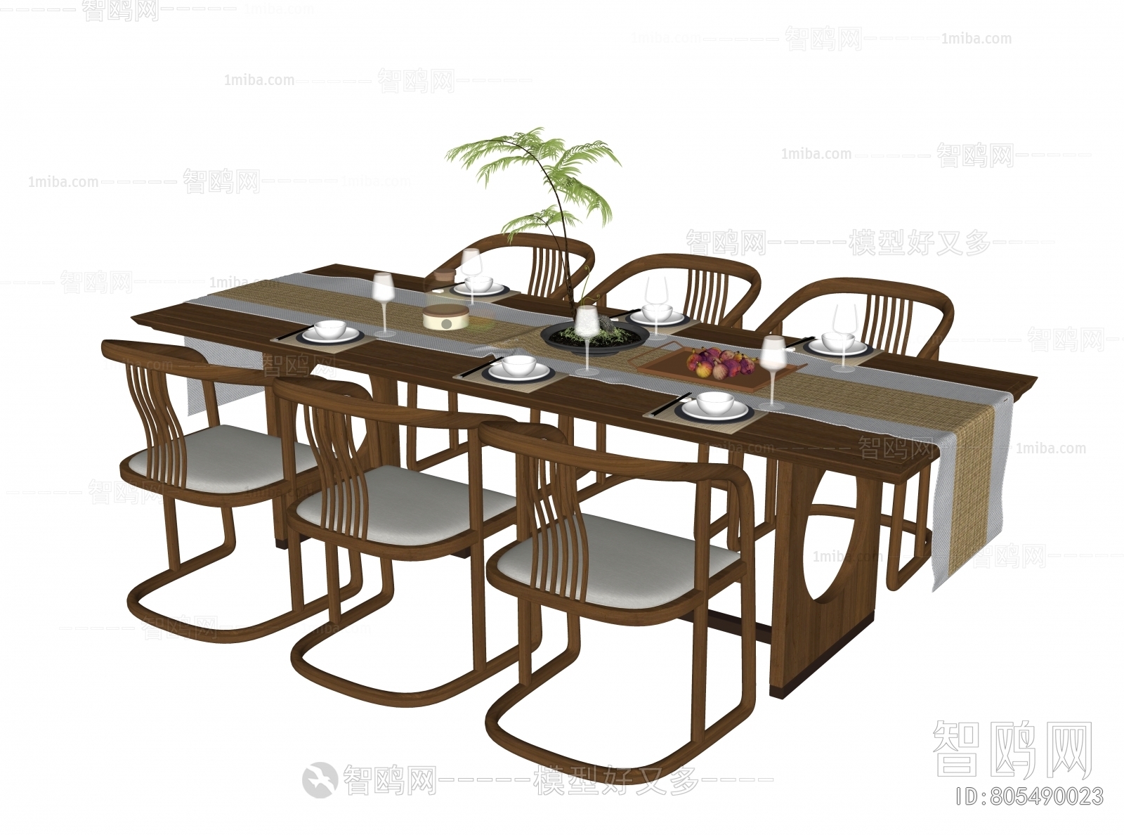 New Chinese Style Dining Table And Chairs