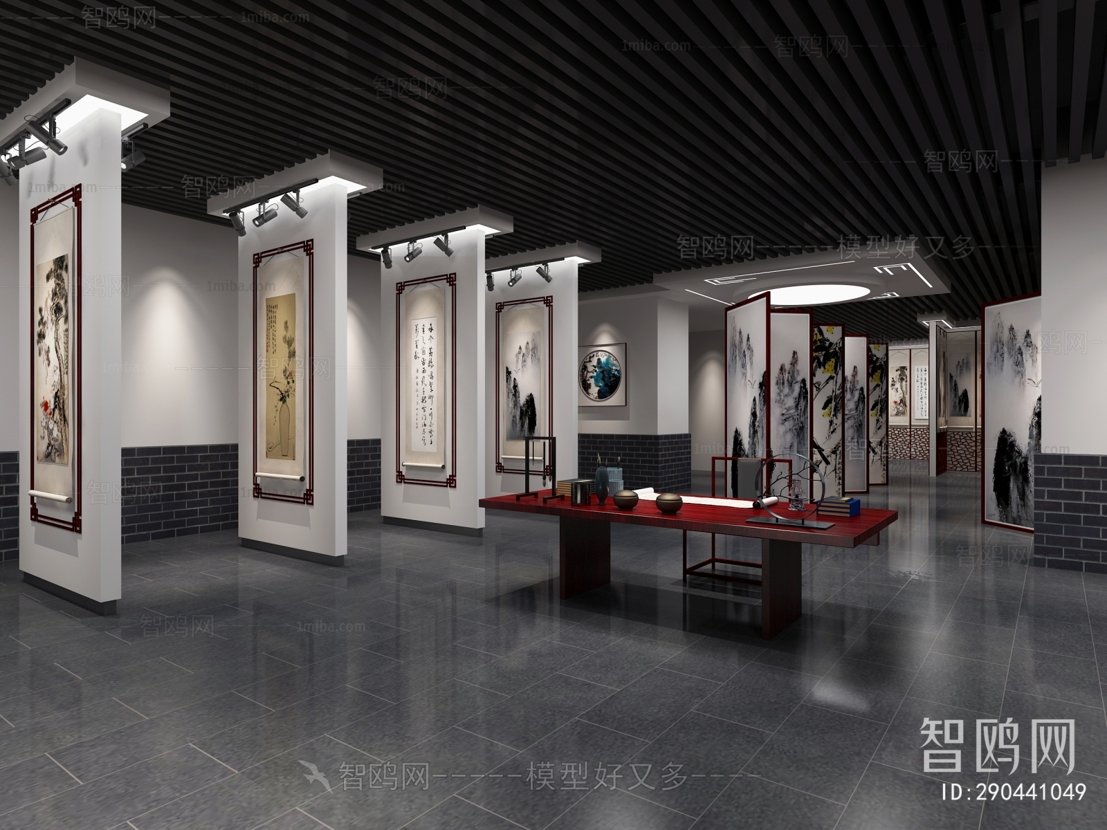 New Chinese Style Exhibition Hall