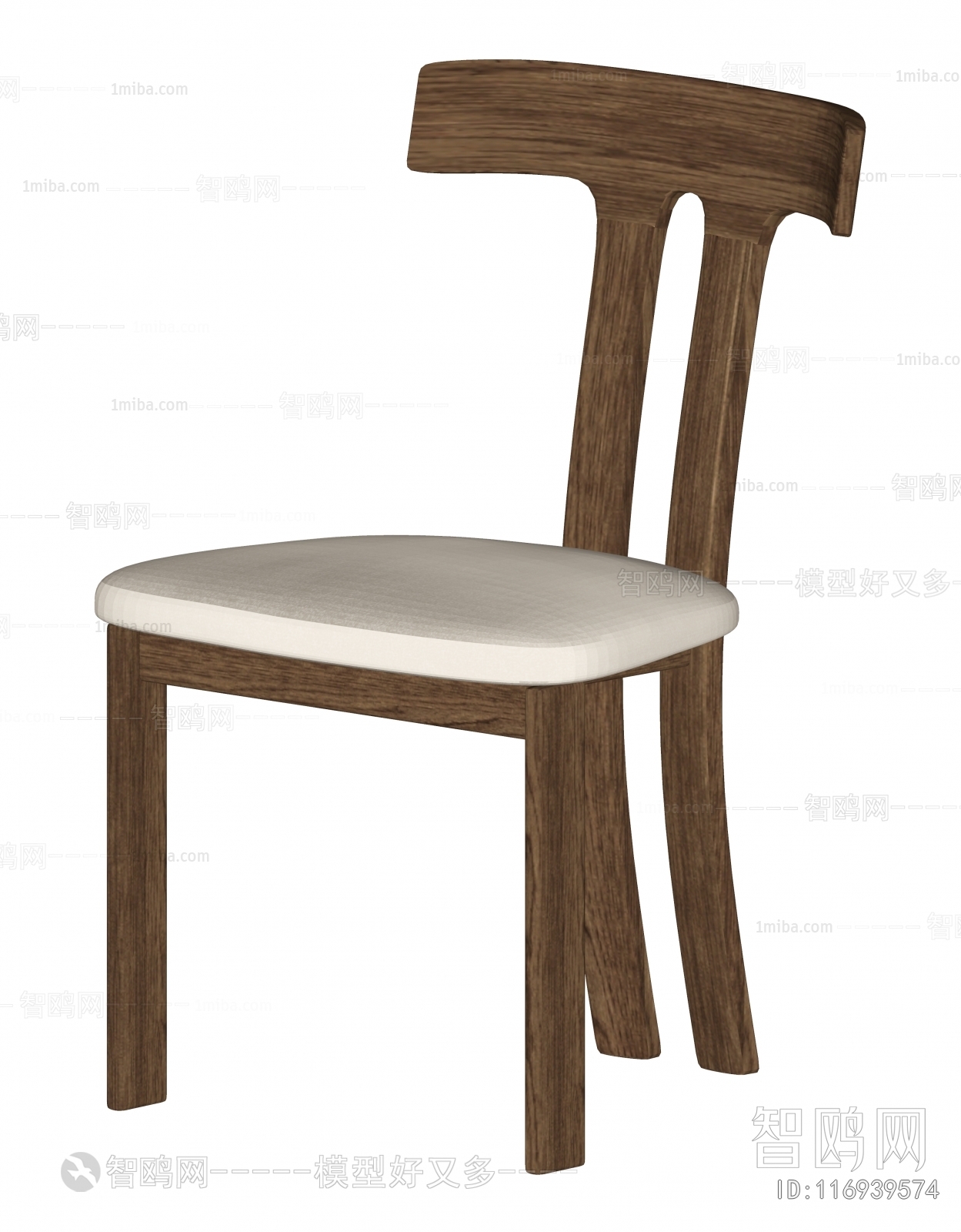 Wabi-sabi Style Single Chair