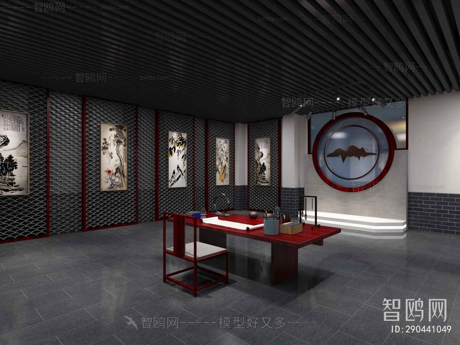 New Chinese Style Exhibition Hall