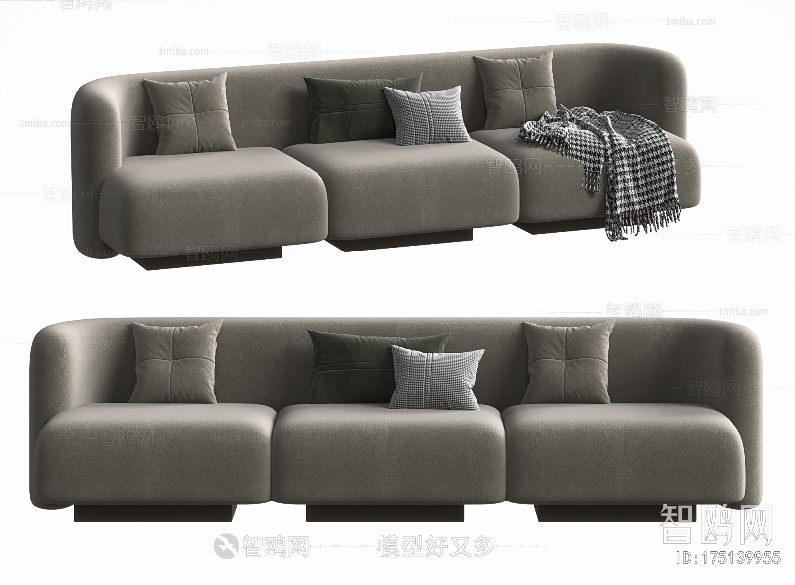 Modern Three-seat Sofa